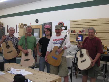 US Guitar Kits Classes are about hands-on learning, work, and fun